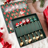 Six-piece Flatware Mixing Spoon Style Cutlery Set