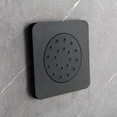 Shower System With Shower Head, Hand-held Shower, Slide Bar, Spray, Shower Arm, Hose, Valve Trim And Lever Handle