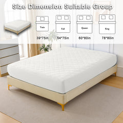 Diamond Grid Ultrasonic Waterproof Mattress Protector
