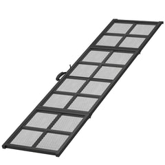 PawHut Dog Car Ramp, Extra Long And Wide, Non-Slip Surface, Folding Portable Pet Ramp For Large, Small & Senior Dogs