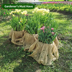 3.7ft*15ft Natural And Eco-friendly, Jute Cloth Roll, Garden Plant Cover, Soil-moisturizing And Weed-control Cloth, Biodegradable And Breathable Mulch