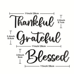 3-Piece Give Thanks' Scripture Wall Art Set