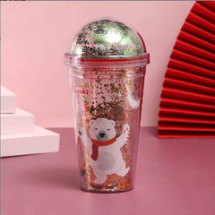 Christmas Theme Water Cup
