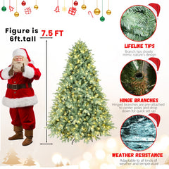 PE, PVC Christmas Tree, Green