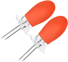 Corn Holders, AUGSUN 10Pcs,5 Pairs Corn Cob Holders Stainless Steel Corn On The Cob Holders BBQ Fork Skewers For Home Cooking Parties Camping