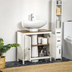 Bathroom Sink Cabinet, Freestanding Under Sink Cabinet Adjustable Shelf