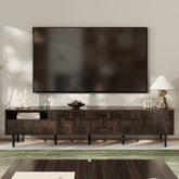 78 Mid Century Modern TV Stand For 65 Inch TVs, TV Console With Storage Cabinets For Living Room, Entertainment Center Storage