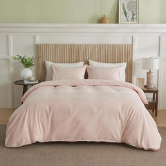 Serta Simply Clean Pleated Duvet Cover