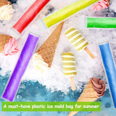 Party - 320 Popsicle Bags 2 Orange Funnels 1 Set