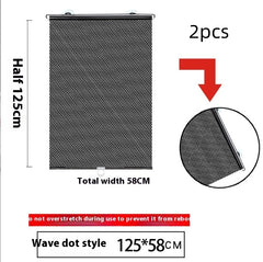 Household Window Sun Protection Punch-free Shading Balcony Shutter