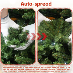 7ft Pe,pvc Mixed Christmas Tree