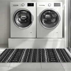 Kitchen Rugs Sets Of 3 Kitchen Mats 3 Piece Set Kitchen Runner Rugs Non Skid Washable Boho Kitchen Rug Set Carpets For Laundry Room