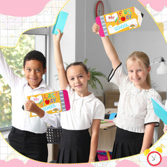 First And Last Day Of School Board Sign,Double Sided Printing Pencil Chalkboard For 1st Day Of Kindergarten Preschool, Back To School Supplies Photo Props Clearance