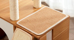Indoor Wooden Cat Climbing Frame Cat Tower Cat House With Cat Scratching Board Ramp Suitable For Large Cats And Kittens
