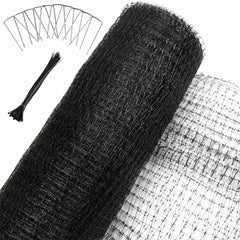 7.5ft*65ft Plastic Deer Netting Offers High-strength Protection Against Deer Intrusion, Suitable For Yards, Farmlands, And Gardens.