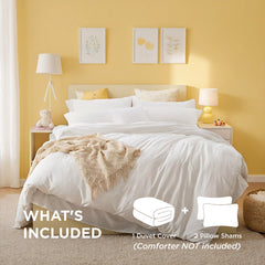 White & Pink Oversized Duvet Cover Set 3-piece Set Includes 1 Duvet Cover & 2 Pillowcases. Made Of Premium Breathable Polyester Fiber, Suitable For Both Genders' Bedrooms And Hotel Use. The Perfect Ch