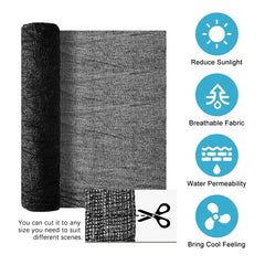 Wholesale Of Original Sunshade Net Fabric, High-density, Anti-aging, Custom Cutting For Sun Protection And Rain Shelter.