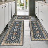 Washable Kitchen Rugs Set Of 3 Piece Non Slip Runner Set Boho Kitchen Runner Mat Decor Carpet For Hallway Laundry