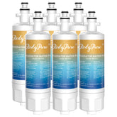 6 Pack Redypure Refrigerator Water Filter Replacement For LG LT700P, ADQ36006101, ADQ36006102, LG 469690, LFX31935ST, RWF1200A, Kenmore 469690, 79572032110, RFC0700A