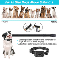 2 In 1 Wireless Electric Dog Fence Waterproof Pet Shock Boundary Containment System Electric Training Collar With 2 Receiver Collars For Small Medium Large Dogs