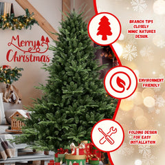 PE, PVC Christmas Tree, Green