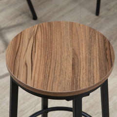 5-Piece Bar Table and Chairs Set, Space Saving Dining Table & 4 Stools