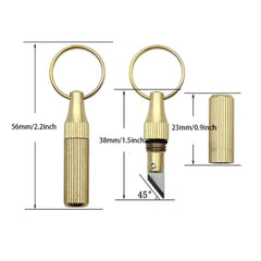 2PCS Stainless Steel Mini Pocket Knife - Leaf-Shaped Portable Capsule Knife With Keychain, Handcrafted Wooden Handle For Outdoor Camping, Fishing & Daily Use