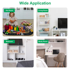 4Pcs Foldable Linen Clothing Storage Bin With Visible Clear Window Convenient Handle Multipurpose Collapsible Storage Basket Closet Fabric Container For Shelves Bedroom