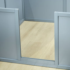 Whelping Box for Dogs Built for Mother’s Comfort, Dog Whelping Pen with Removable Doors, Puppy Playpen for Indoors, Newborn Puppy Supplies & Essentials, 81" x 39" x 20", Gray