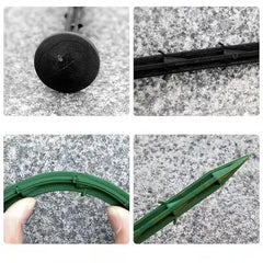 50PC 4.5inch Plastic Lawn Turf Spikes, Groundsheet Fixing Spikes, Outdoor Turf Fixing Spikes, Windproof And Durable