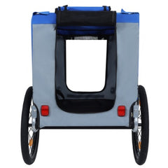 Large Folding Bike Trailer For Dogs 120LB Capacity All-Terrain Pet Carrier, Durable Steel Frame For Cycling, Jogging, Camping Outdoor Adventures