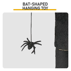 Gothic Cat Tree, Halloween Cat Tower Cat Tree With Spacious Cat Condo, Brach Shaped Scratching Post, Scratching Ladder, Spider Toy For Indoor Cats, Red & Black