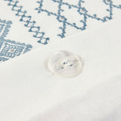 Full Queen Cotton Printed Duvet Cover Set With Chenille