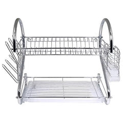 Better Chef 16 2-Level Chrome-Plated S-Shaped Dish Rack