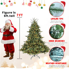PE, PVC Christmas Tree, Green