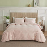 Serta Simply Clean Pleated Duvet Cover