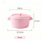 8 Inch Soup Pot-Pink 1132