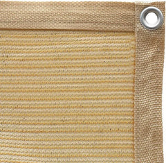 12ft*12ft 90% Beige Sunshade Netting, Outdoor Sun Protection Netting, Nail-on Fixing, Garden, Balcony, And Terrace Awning