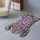 Area Rug Color Rug For Bedroom 20 X40 INCH Non Slip Bath Rug Absorbent Floor Mat For Bathroom - Cute Washable Small Shower Mat - Aesthetic Modern Home Decoration Birthday Gifts, Thanksgiving Day Deco