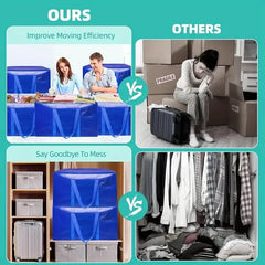 Large Mobile Bag With Zipper And Handle, Heavy-duty Storage Tote Bag Mobile Box, Saving Space, Shelf Baskets