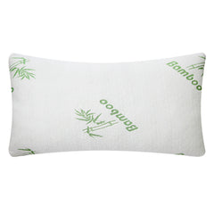 2Pcs Or 1Pcs Bamboo Memory Foam Pillow Hypoallergenic Bed Pillow For Head Neck Rest Sleeping Shredded Pillow Washable Cover Queen Size Pillow