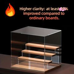 The Ins-style Blind Box Storage Box Uses Food-grade Material, With Adjustable Partitions And Transparent Display Design