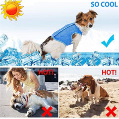 Dog Summer Cooling Vest, Pet Cooling Clothes Dog Cat Cooling Vest, Summer Heat Relief Vest Pet Dog Clothes Summer Clothes For Dogs Dog Cooling Vest