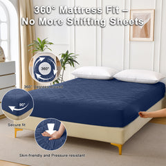 Diamond Grid Ultrasonic Waterproof Mattress Protector