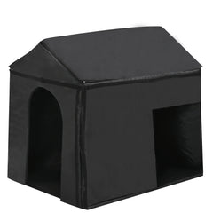 60.2 Large Outdoor Dog House With Insulated Liner For Winter Waterproof Dog Kennel For Medium & Large Dogs, Dog House With Porch And Asphalt Roof And Elevated Floor, Nature