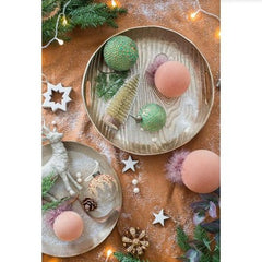 D3 Christmas Ball Ornaments, Glass Decorative Hanging Ball Christmas Tree Ornaments For Holiday Party Decorations, Set Of 12
