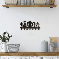 Mermaid-Themed Wall Hook Set, Decorative Metal Wall Hooks For Kitchen