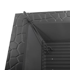 32 Inch Multifunctional Fire Pit Table Square Metal Firepit Stove Backyard Patio Garden Fireplace For Camping, Outdoor Heating, Bonfire And Picnic