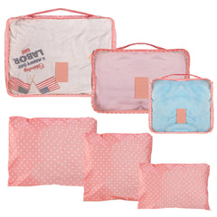9Pcs Per Set Clothes Storage Bags Water-Resistant Travel Luggage Organizer Clothing Packing Cubes For Blouse Hosiery Stocking Underwear