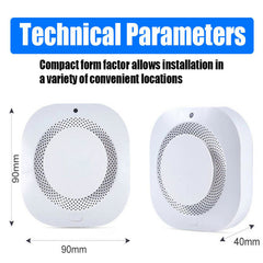 (8 Pack)Smoke Alarm Fire Protection Home Security System Smoke Alarm (Logistics Only For USPS.TK/TMEU Only For Self-pickup)